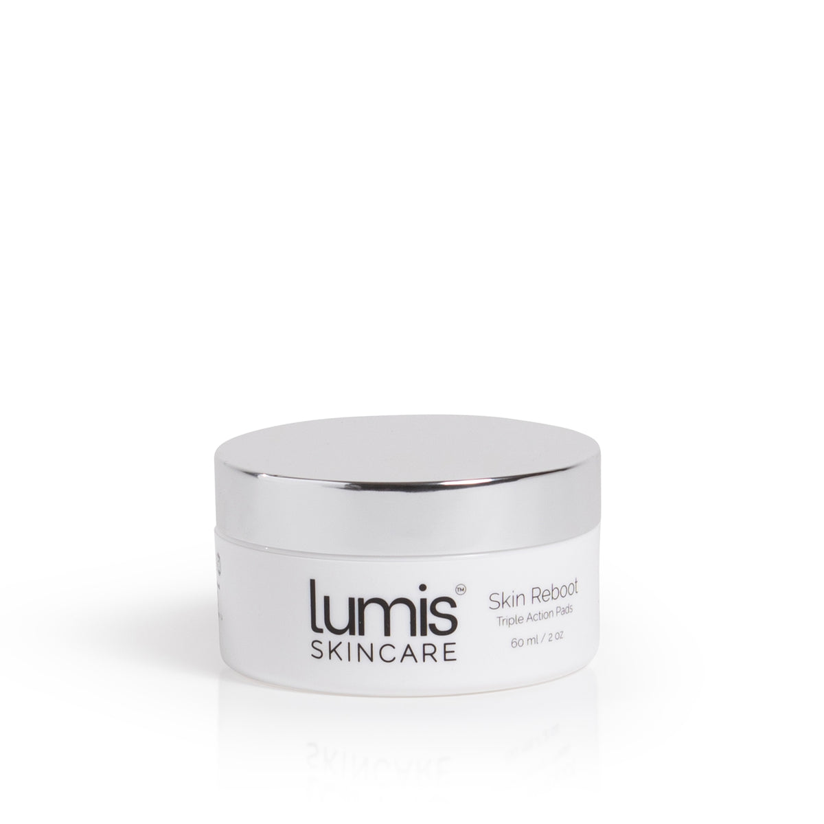 Lumis Skin Reboot Triple Action Exfoliating Pads jar