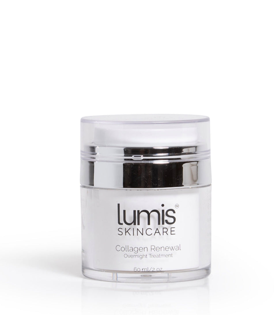 Lumis Collagen Renewal Overnight Treatment jar